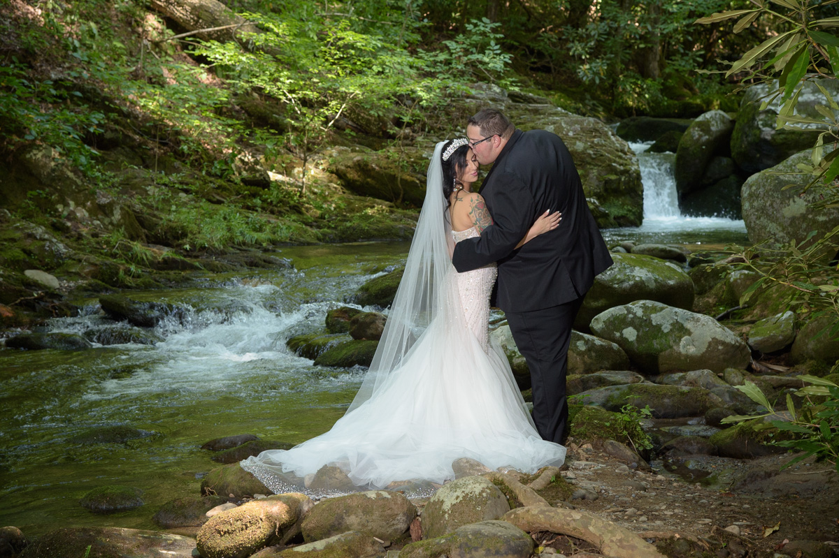 romantic elopement in The Smoky Mountains