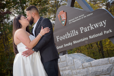 elopement in Smoky Mountains, Tennessee