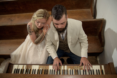 Gatlinburg elopement piano